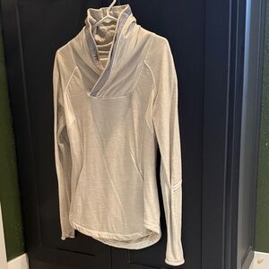 lululemon athletica Cream Cowl Neck Sweater